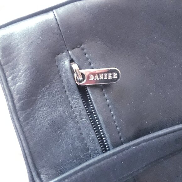 Vintage 90s DANIER East/West Leather Shoulder Bag - Picture 12 of 16